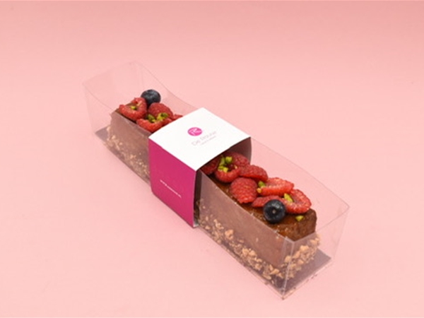 Vegan frambozen cake